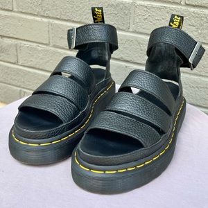 Dr. Martens Clarissa II Leather Platform Sandals - women’s size 5